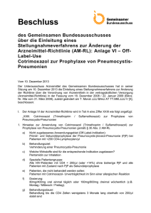 Beschlusstext (57.6 kB, PDF) - Gemeinsamer Bundesausschuss
