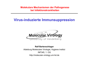 Masernvirus-induzierte Immunsuppression