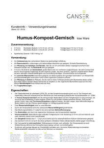 Humus-Kompost-Gemisch lose Ware
