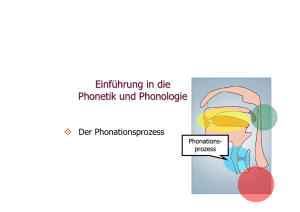 Phonation