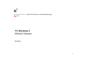 VL Hormone I Michael Altmann
