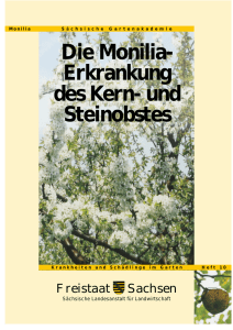 Krankheiten und Schädlinge im Garten, Heft 10, Die Monilia