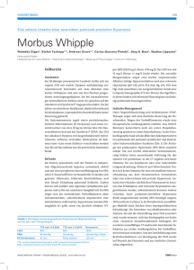 Morbus Whipple - Swiss Medical Forum