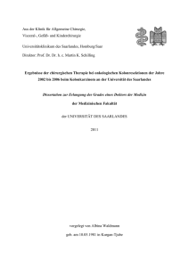 Dissertation Kolonkarzinom