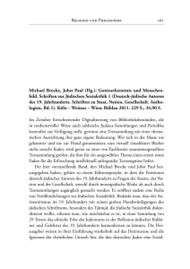 Michael Brocke, Jobst Paul (Hrsg.): Gotteserkenntnis und