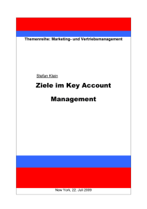 Ziele im Key Account Management