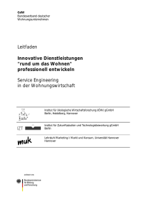 IZT/IÖW/muk: Innovative Dienstleistungen "rund ums Wohnen