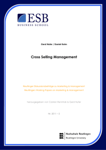 Cross Selling Management