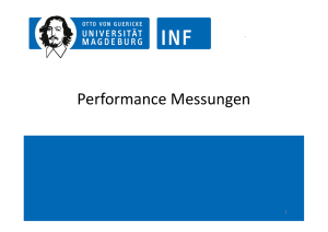 Performance Messungen