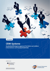CRM-Systeme - Mittelstand Digital