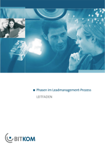 Phasen im Leadmanagement-Prozess LEITFADEN