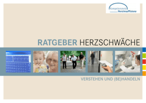 ratgeber herzschwäche - Klinikum St. Elisabeth Straubing