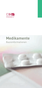 Medikamente - Deutsche Hauptstelle für Suchtfragen e.V.