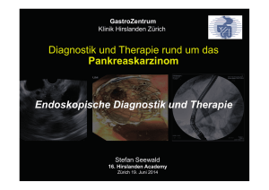 Diagnostik und Therapie rund um das Pankreaskarzinom