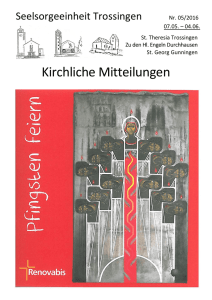 Kirchliche Mitteilungen als PDF für / Druck