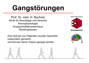 Prof. Dr. Helmut Buchner: Gangstörungen