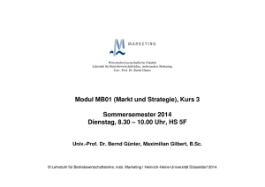 Markt und Strategie - Prof. Dr. Peter Kenning - Heinrich