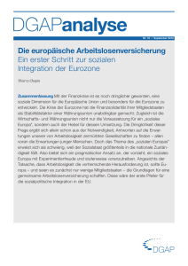 Die europäische Arbeitslosenversicherung (PDF 981.36 kB)