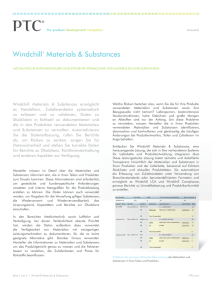 Windchill® Materials & Substances