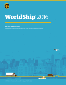 WorldShip Installationshandbuch