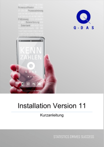 Installation Version 11 - Q-DAS