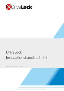 DriveLock Installationshandbuch 7.5