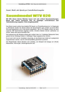 Soundmodul WTV 020 - Robotikhardware.de