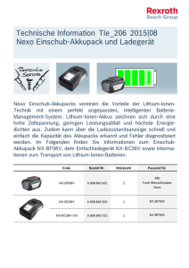 Technische Information TIe_206 2015|08 Nexo Einschub