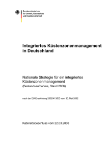 nationalen IKZM-Strategien - BMUB