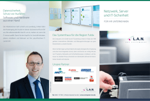 Netzwerk, Server und IT-Sicherheit - Computer-LAN