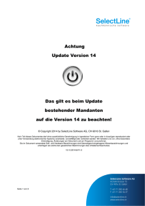 Achtung Update Version 14