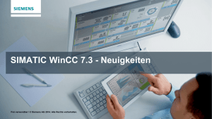 SIMATIC WinCC 7.3 - Neuigkeiten