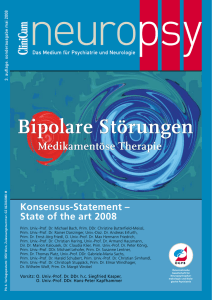 Bipolare Störungen - Dr. Bernhard Mohr