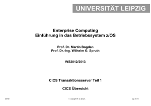 CICS Übersicht - Universität Leipzig