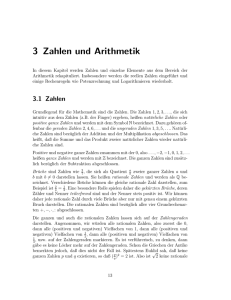 Kapitel 03: Zahlen und Arithmetik