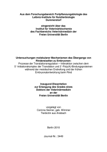 siemer diss druck - Dissertationen Online an der FU Berlin