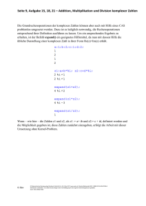 Seite 9, Aufgabe 15, 18, 21 – Addition, Multiplikation und Division