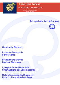 Pränatal-Medizin München - Münchner Wissenschaftstage