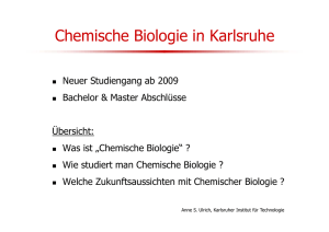 Chemische Biologie - KIT
