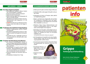 patienten info - Influenza Netzwerk Österreich