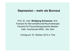 PDF: Vortrag von Prof. Dr. med. Wolfgang Schwarzer zum Nachlesen
