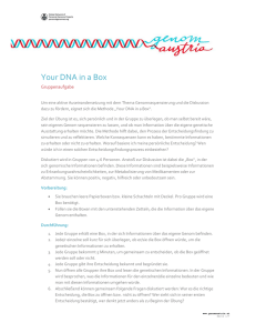 Your DNA in a Box
