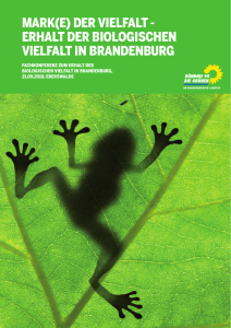 Erhalt der biologischen Vielfalt in Brandenburg