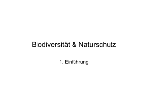 Biodiversität & Naturschutz