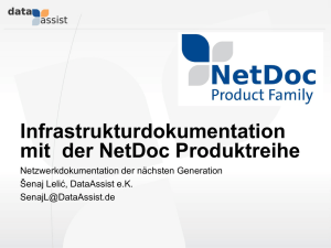 InfrastrukturDokumentation mit den NetDoc Produkten