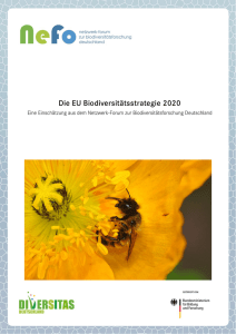 Die EU Biodiversitätsstrategie 2020