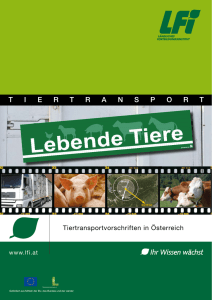 Tiertransportvorschriften - Landwirtschaftskammer Österreich