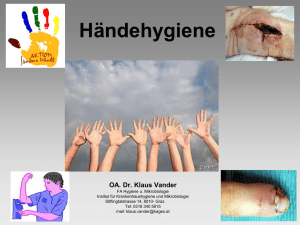 Händehygiene - Gesundheitsportal Steiermark