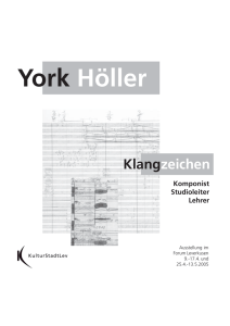 York Höller - KulturStadtLev