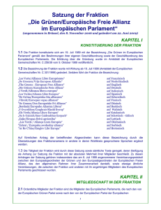 Satzung - Greens/EFA